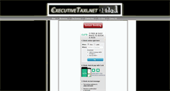 Desktop Screenshot of executivetaxi.net