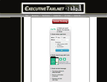 Tablet Screenshot of executivetaxi.net